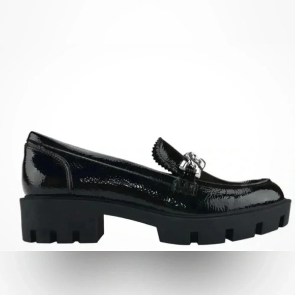 Marc Fisher Shoes - Marc Fisher patent leather size 9.5m  Lugsole loafers NWOT